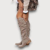 Hvězda | Elegantní vysoké boty 