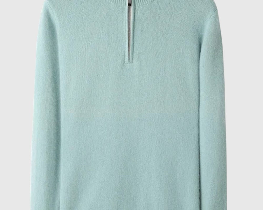 Perla - Kardigan z kašmíru Genève se zipem