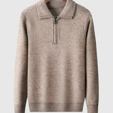 Perla- Kašmírový svetr se čtvrtým zipem Gstaad