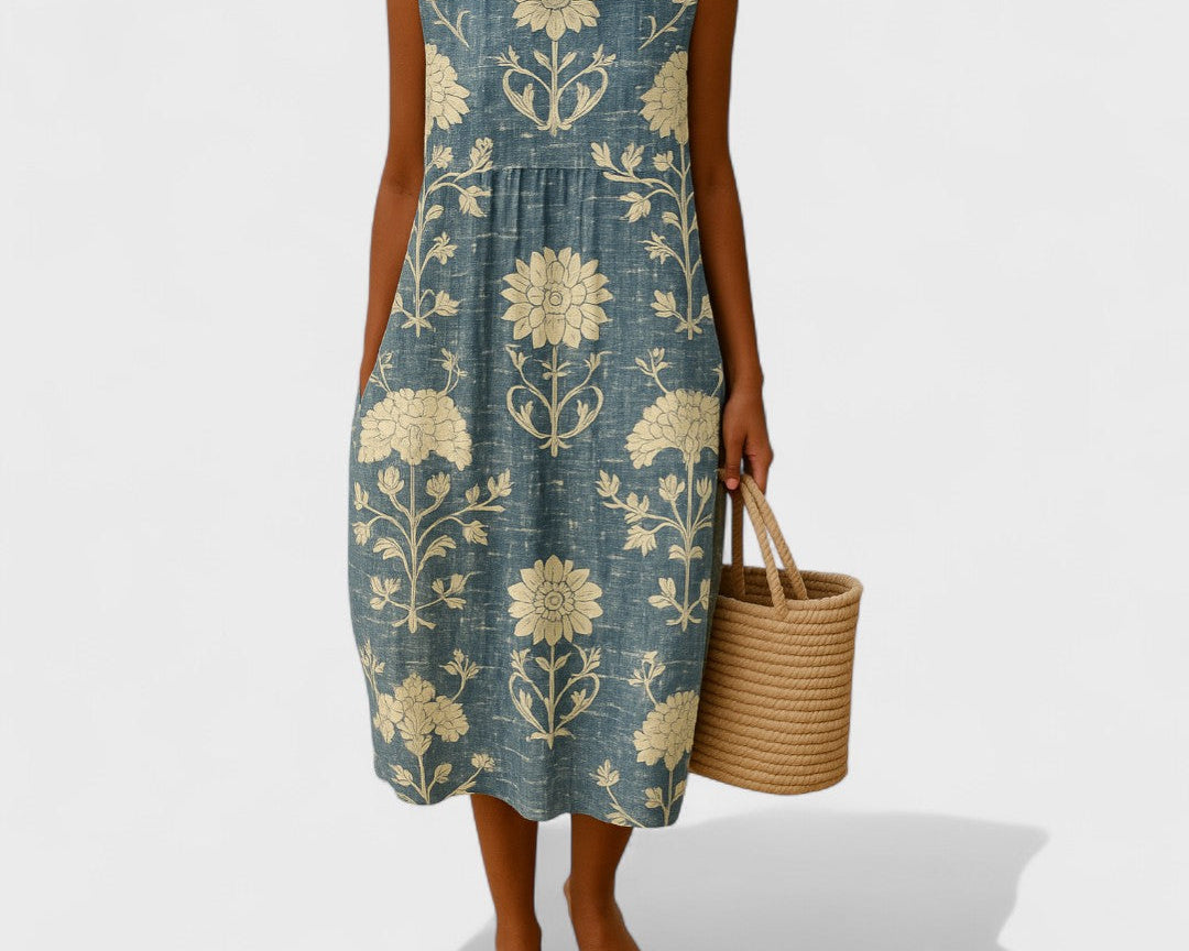 Alena - Elegantní Květinové Šaty