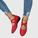 ANGEL - Pohodlné uzavřené klínové boty na slip