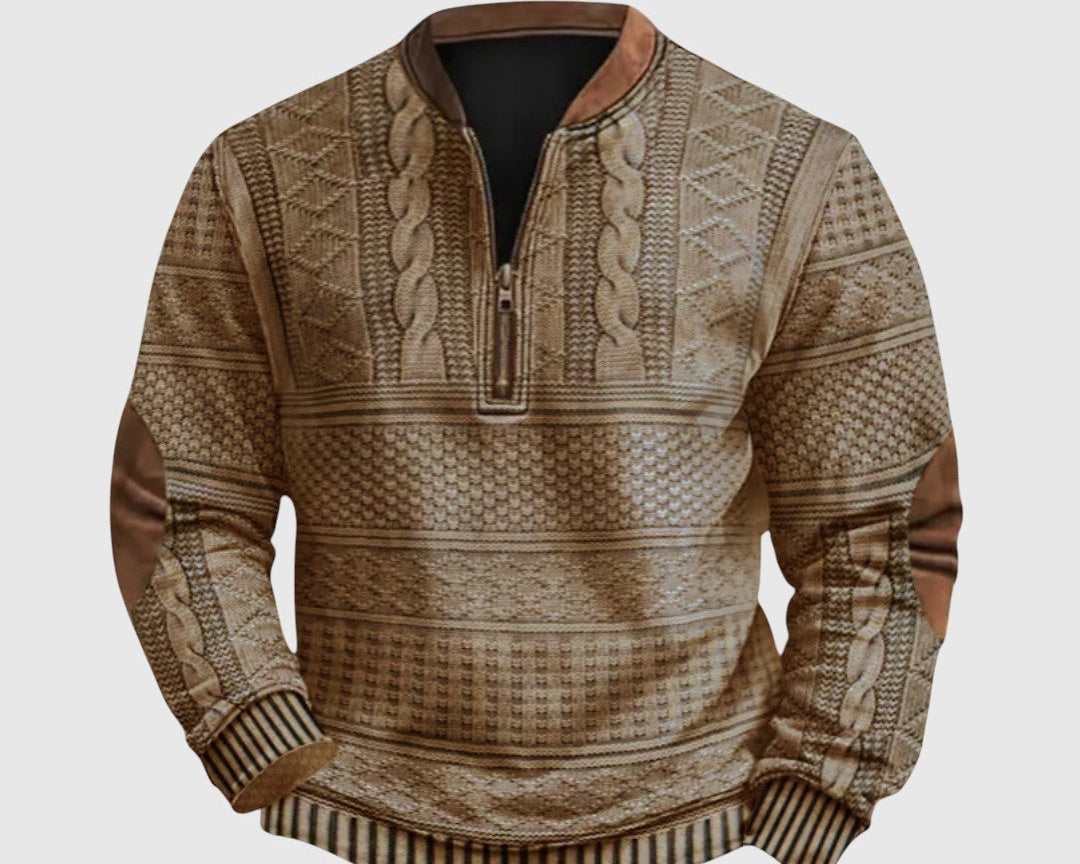 Charles - Svetr s polovičním zipem