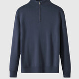 Perla- Svetr se zipem z merino vlny Capri