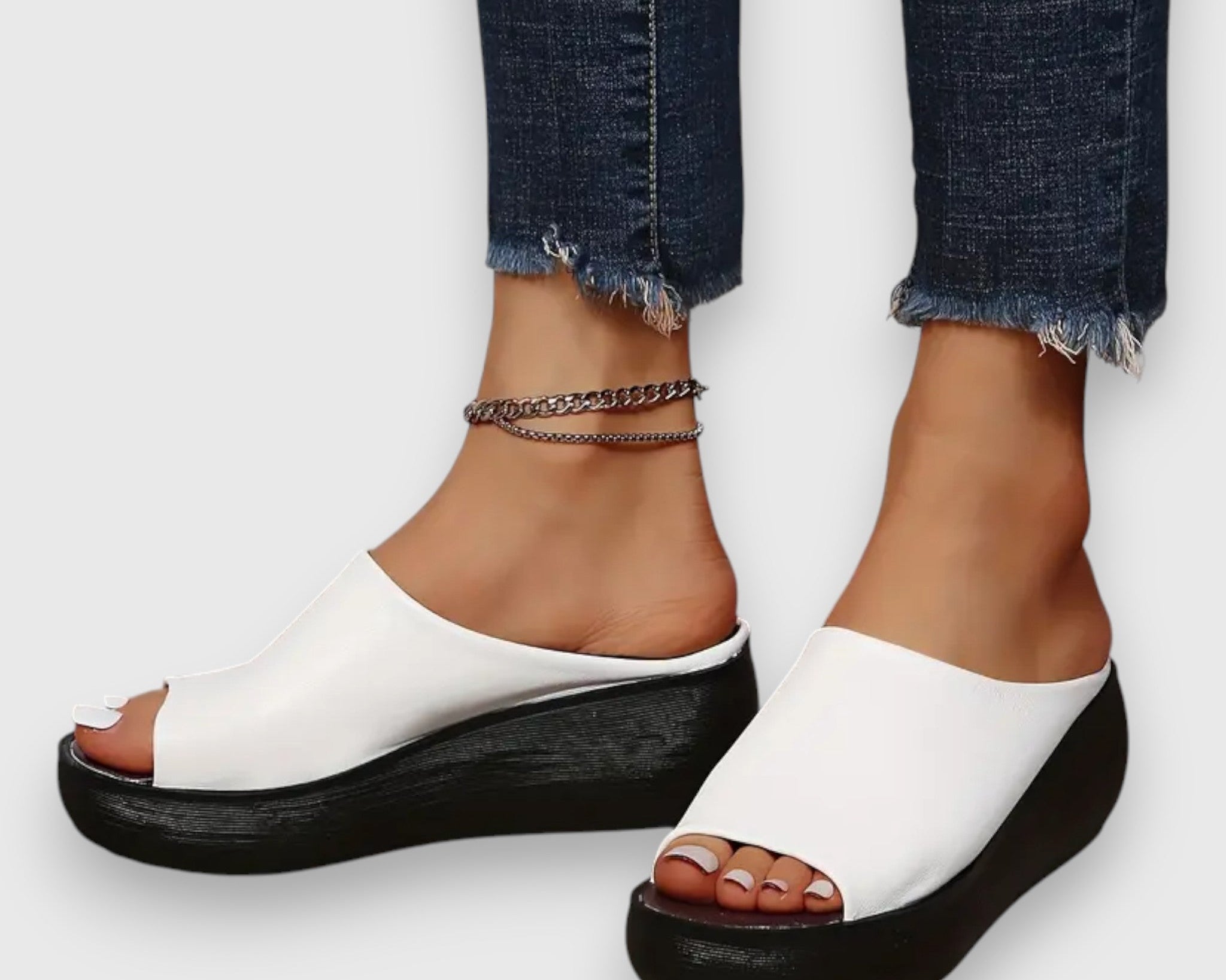 Amelie - Měkké sandály z umělé kůže