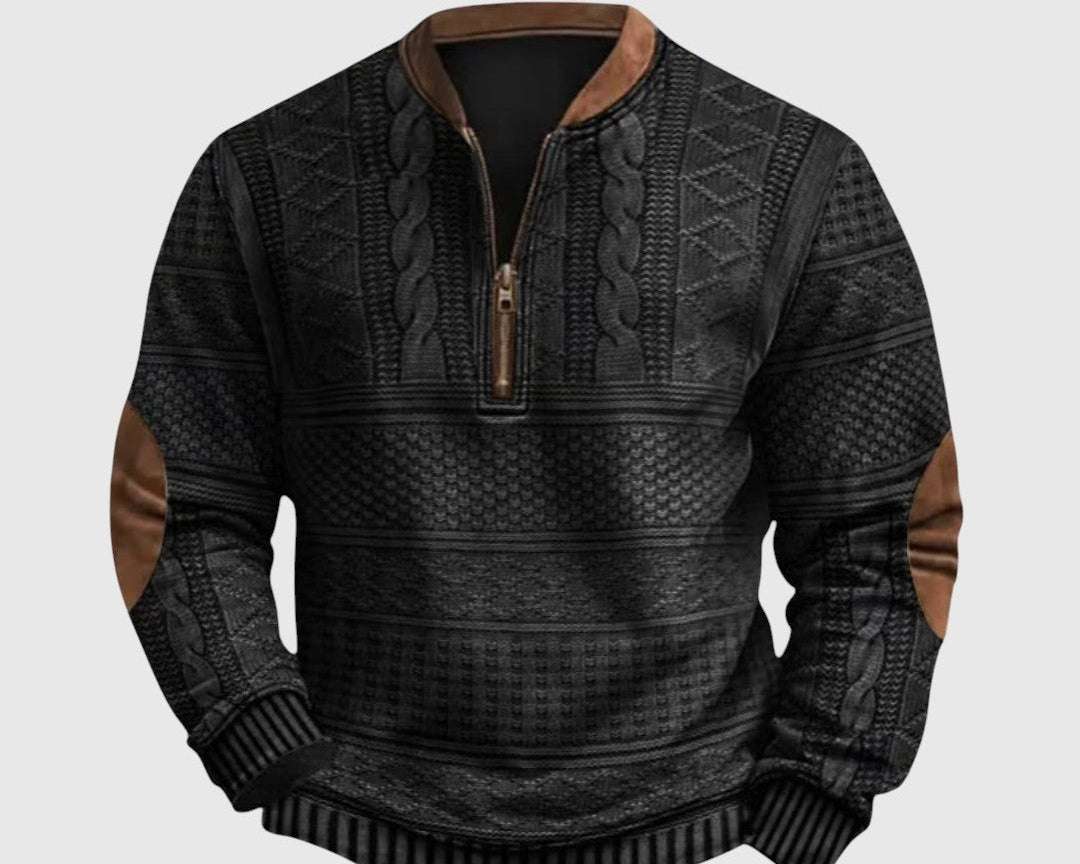 Charles - Svetr s polovičním zipem