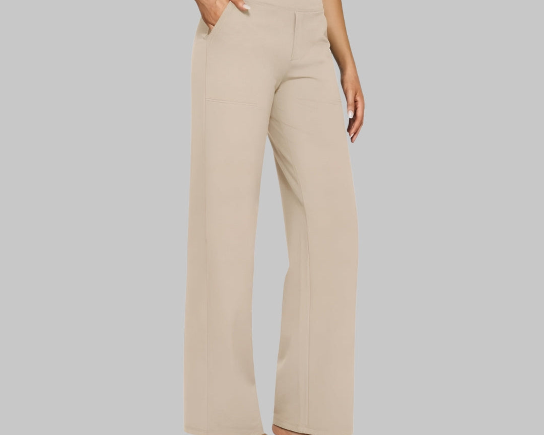 Calista | Elegantní kalhoty z měkkého dresu 