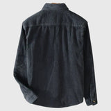 Rafael | Hnědá manšestrová košile