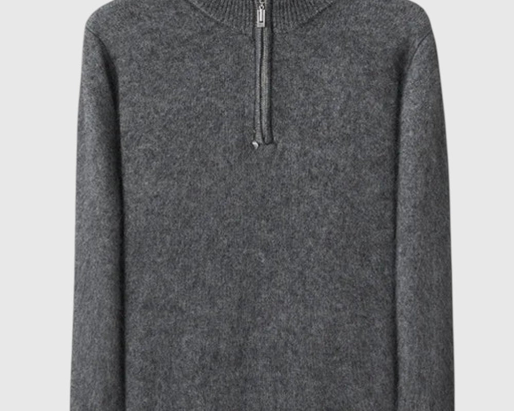 Perla - Kardigan z kašmíru Genève se zipem
