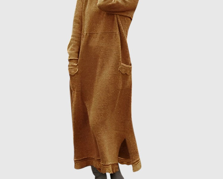 Greta | Teplé a pohodlné zimní šaty s kapsami