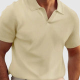 Libuše– Žebrované tričko s výstřihem do V