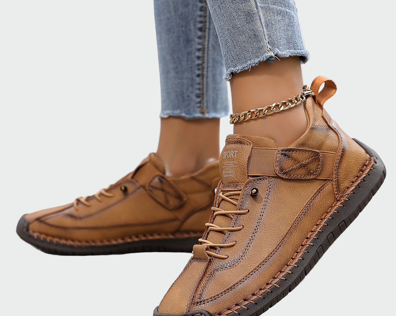 Ortopedické kožené boty