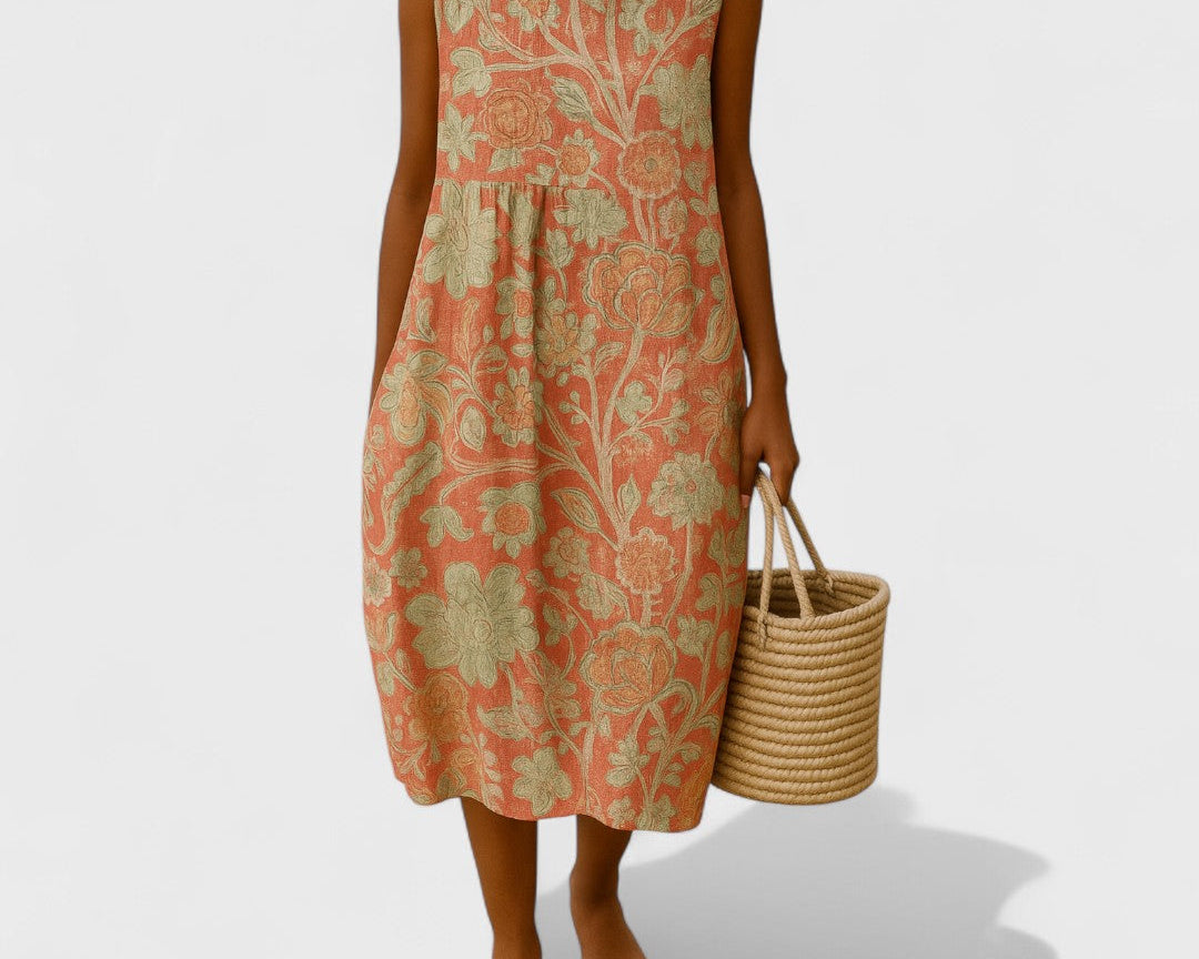 Alena - Elegantní Květinové Šaty