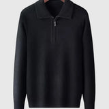 Perla- Kašmírový svetr se čtvrtým zipem Gstaad