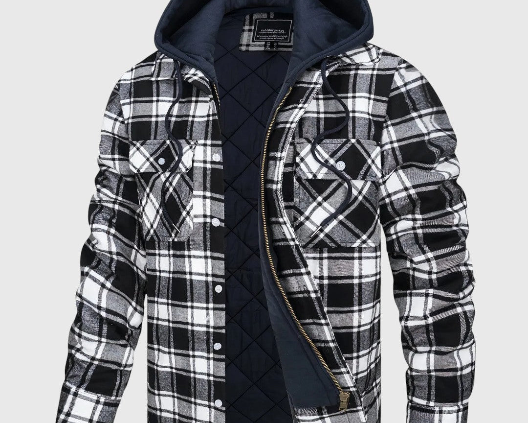 Karl | Kostkovaná zadek se zipem 