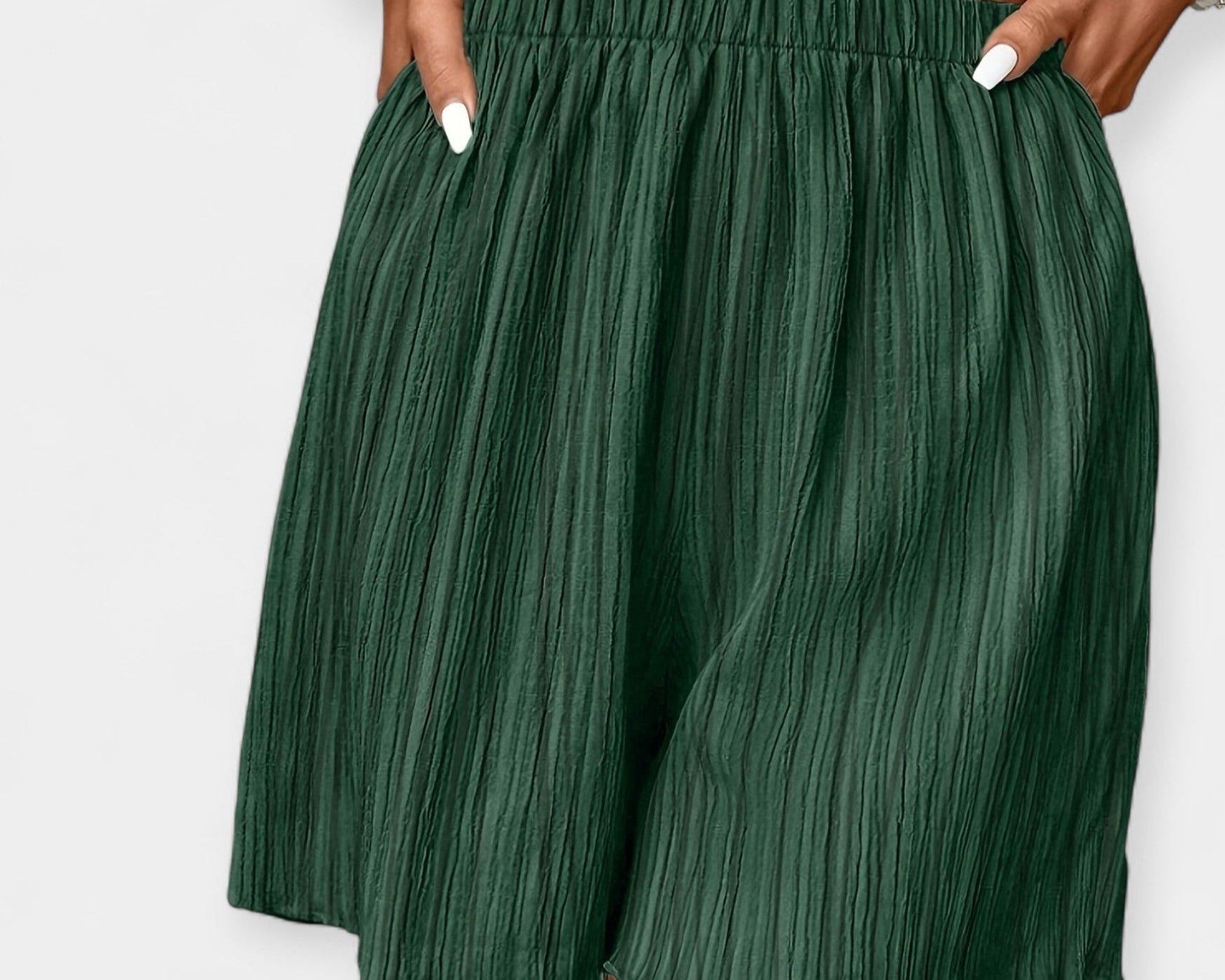 Stylové šortky s plisováním