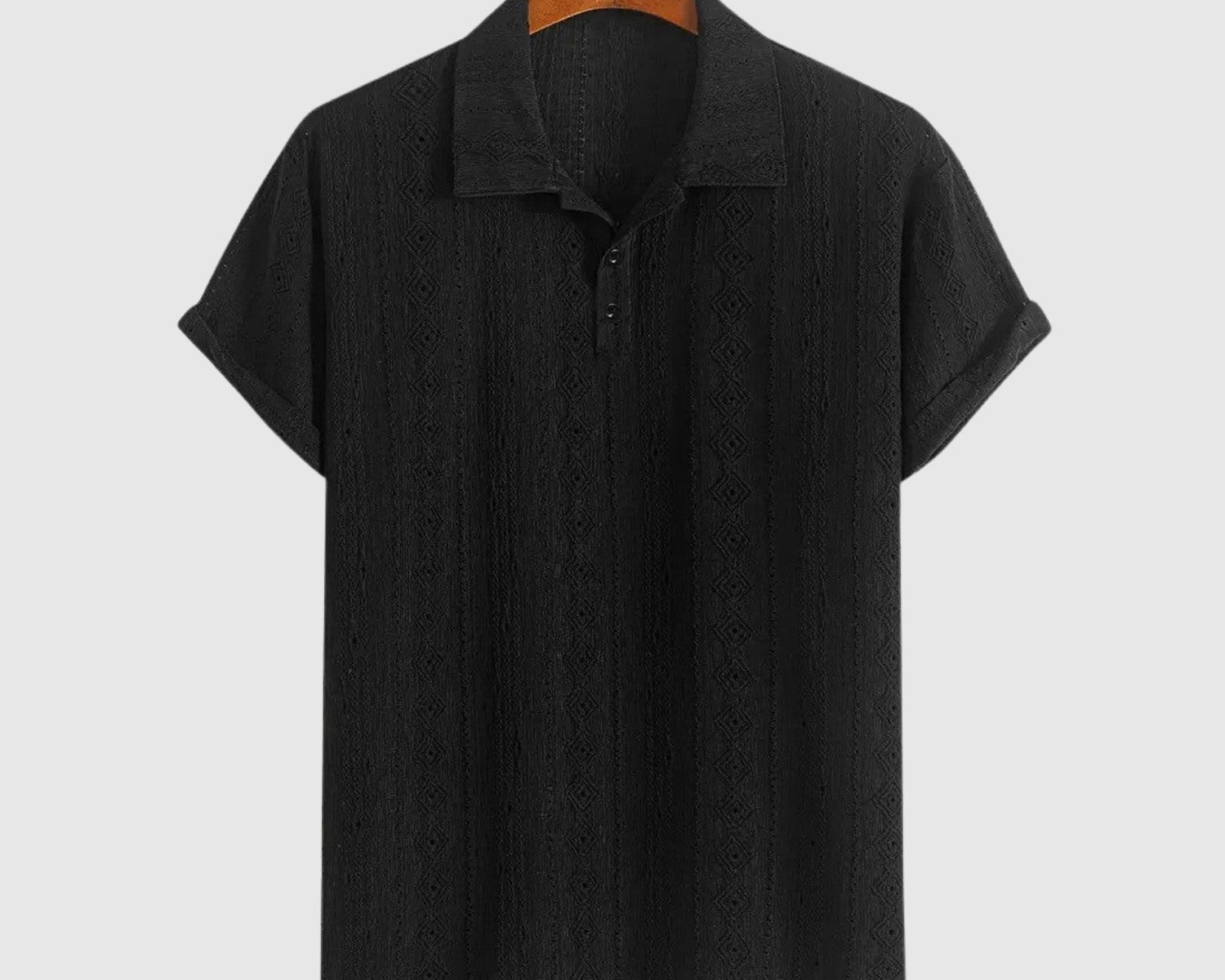 Libuše – Jemné pletené polo s texturovaným designem