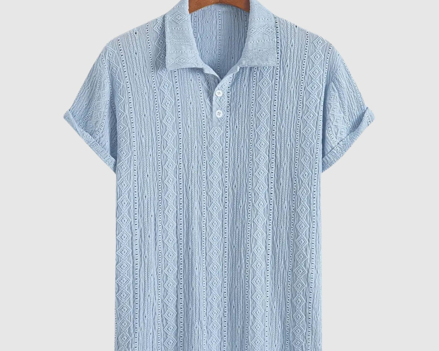 Libuše – Jemné pletené polo s texturovaným designem