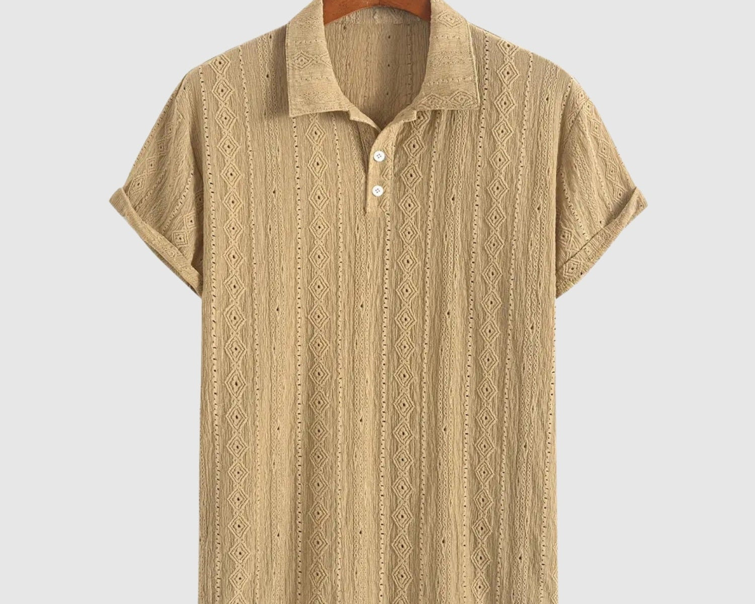 Libuše – Jemné pletené polo s texturovaným designem