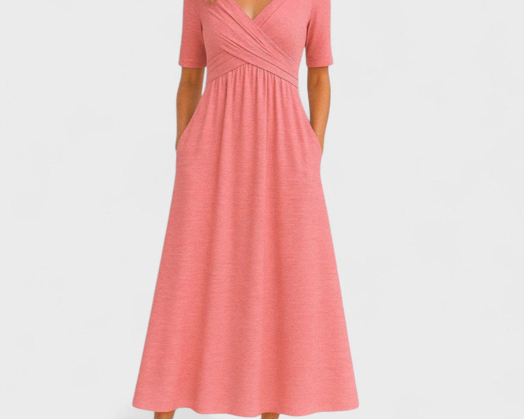 Leona - Elegantní Šaty se Speciálním Výstřihem