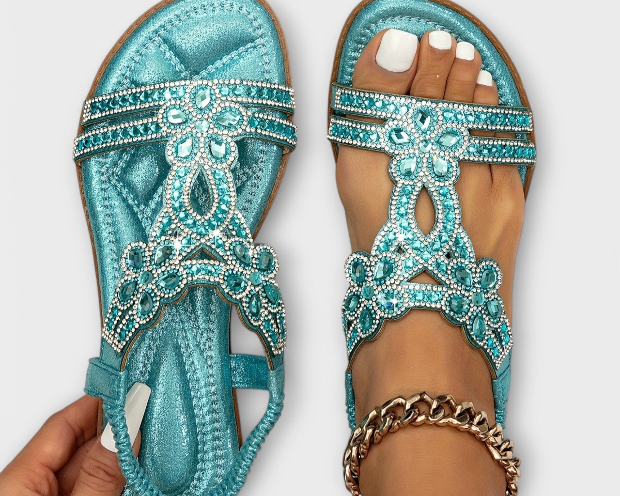 Birgit - Ortopedické sandály s boho šarmem