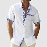 Libuše – Košile s krátkým rukávem a detailními kontrastními