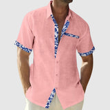 Libuše – Košile s krátkým rukávem a detailními kontrastními