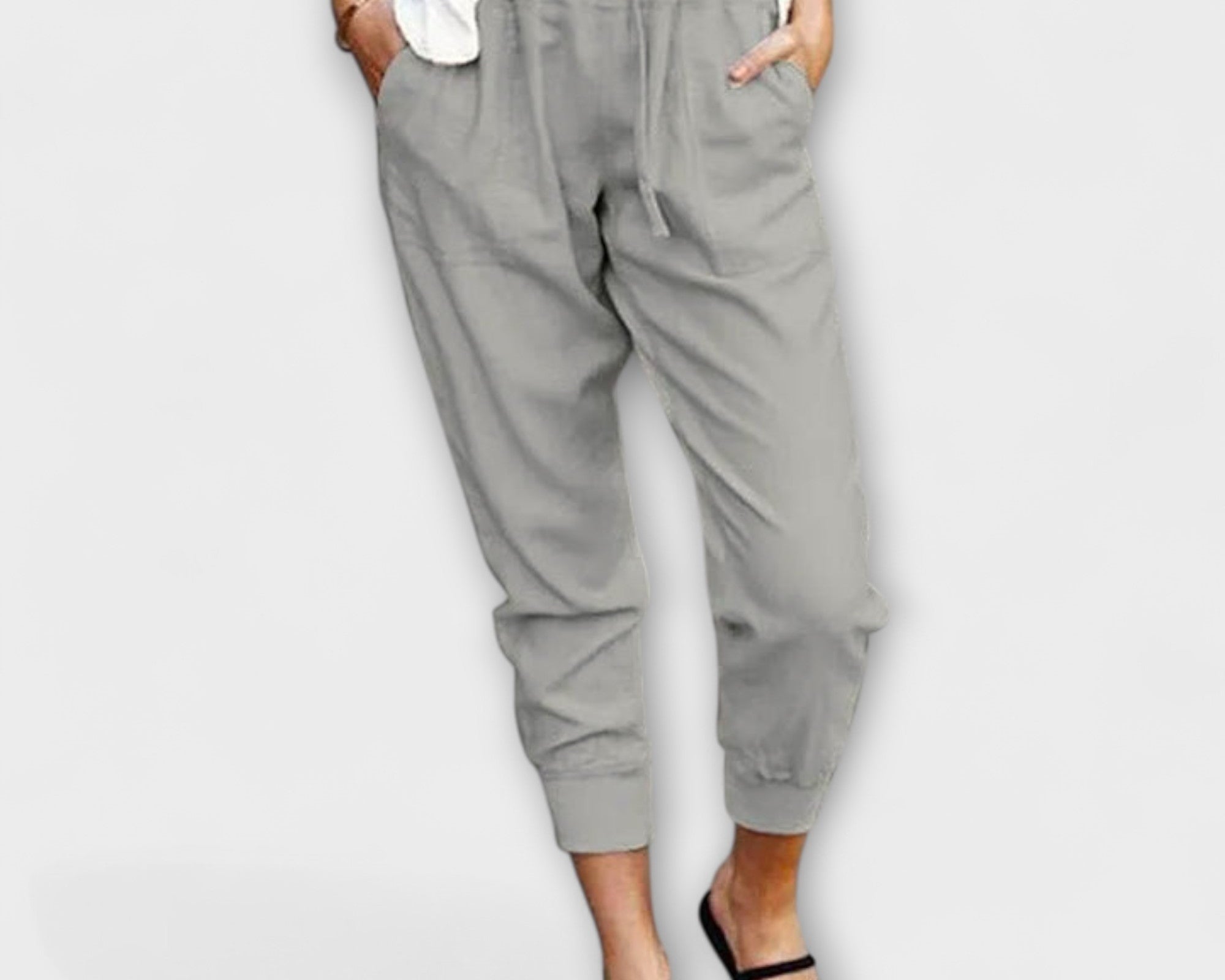 Blaire – Lehká lněná kalhoty s bavlněnou směsí