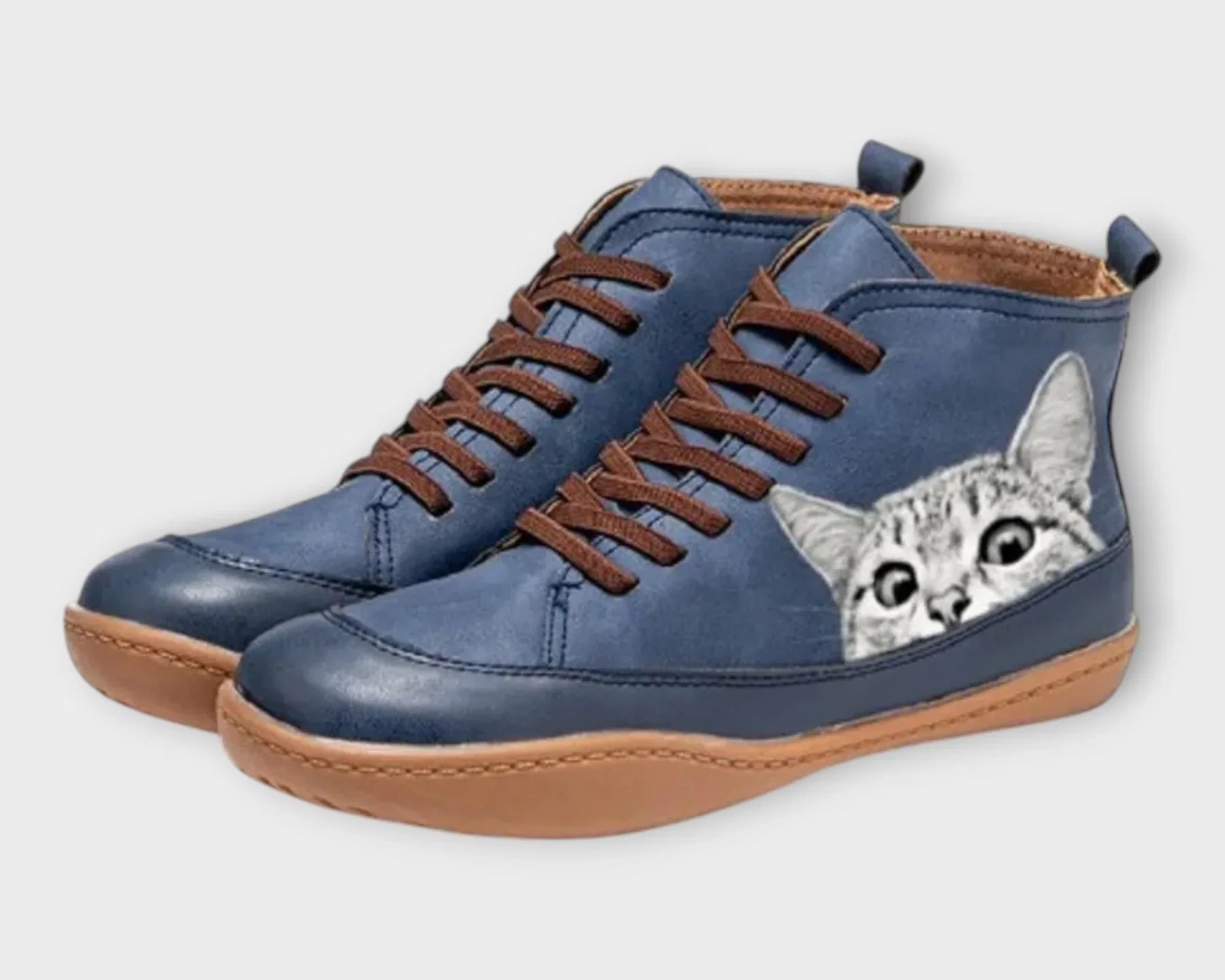Ema™ | Kožené boty pro milovníky koček