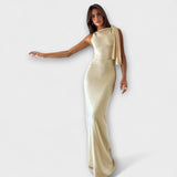 Cloe - Maxi šaty s uzlem