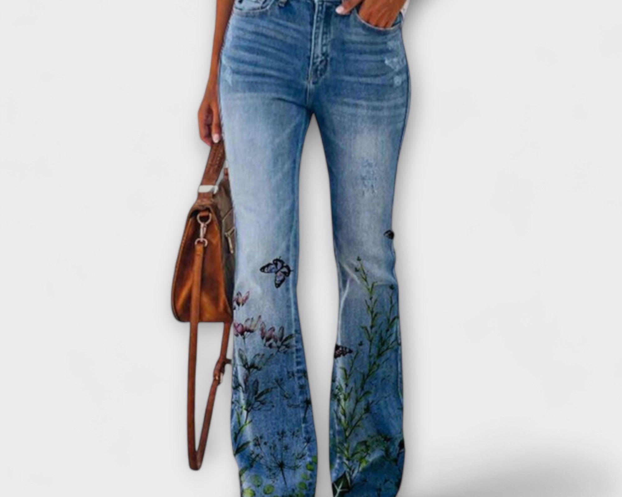 Kalhoty s květinami