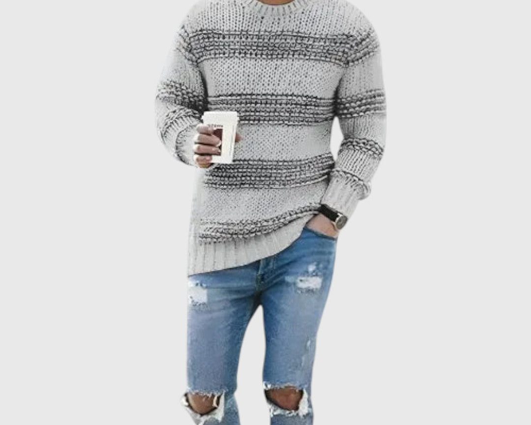 Darren | Pruhovaný Chunky Svetr
