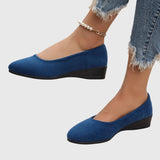 Éliane – Pohodlné baleríny s klínovým podpatkem