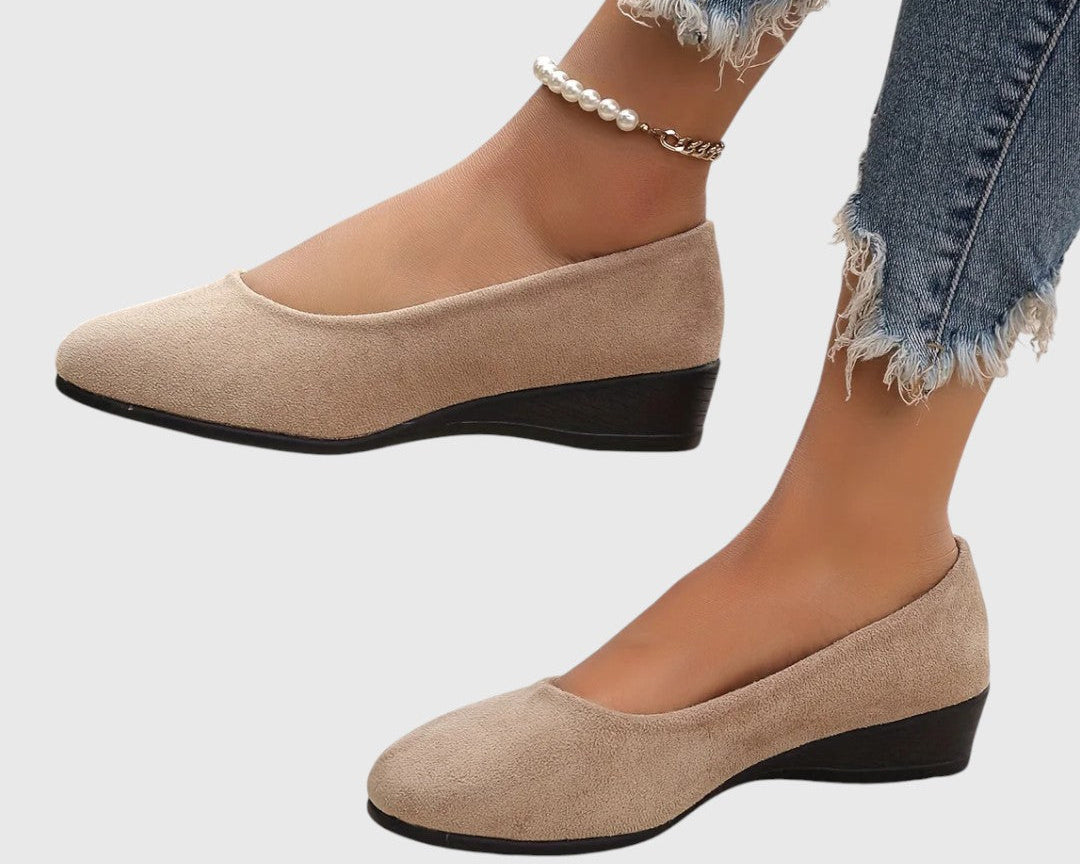Éliane – Pohodlné baleríny s klínovým podpatkem