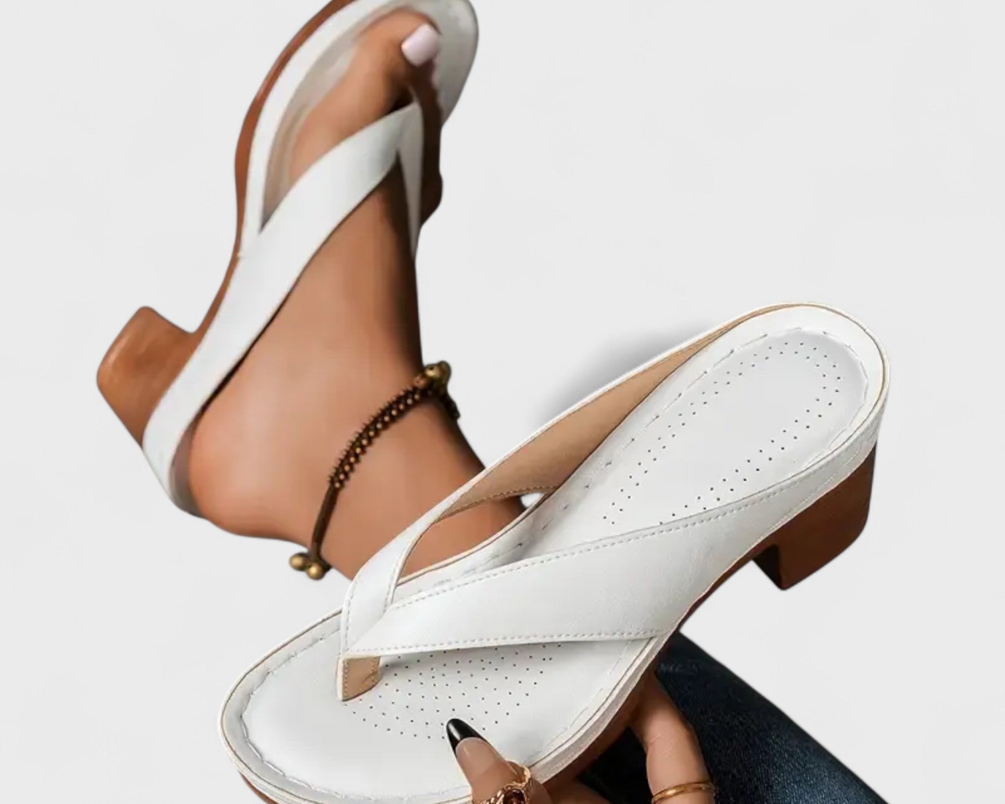 Petra - Ortopedické pantofle s podpatky