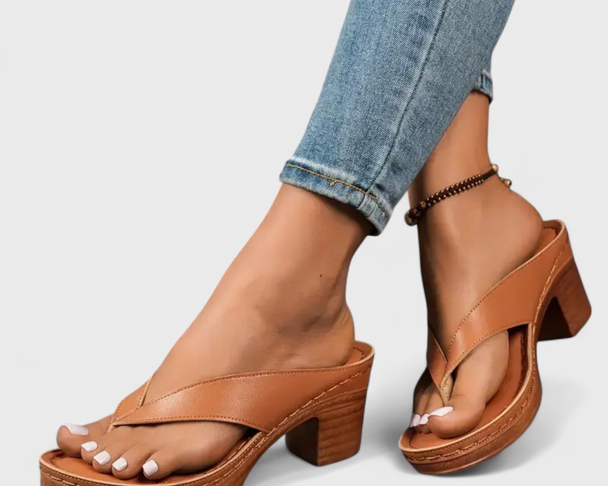 Petra - Ortopedické pantofle s podpatky