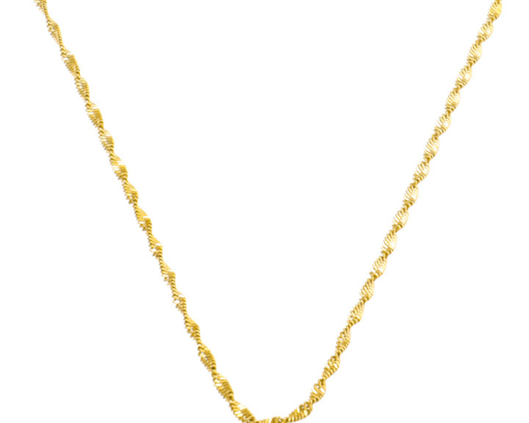 Dvojitý Zkroutěný Náhrdelník 