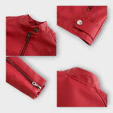 Moderní Krátká Kožená Butt in Zip