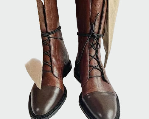 Ortopedické kožené boty