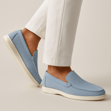 Casual Herreloafers – Světle modré