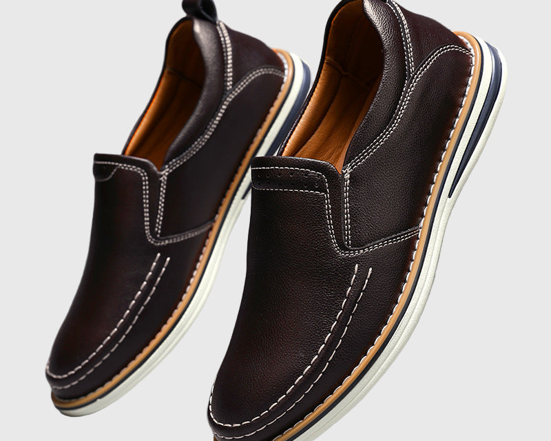 Kožené mokasíny pro muže