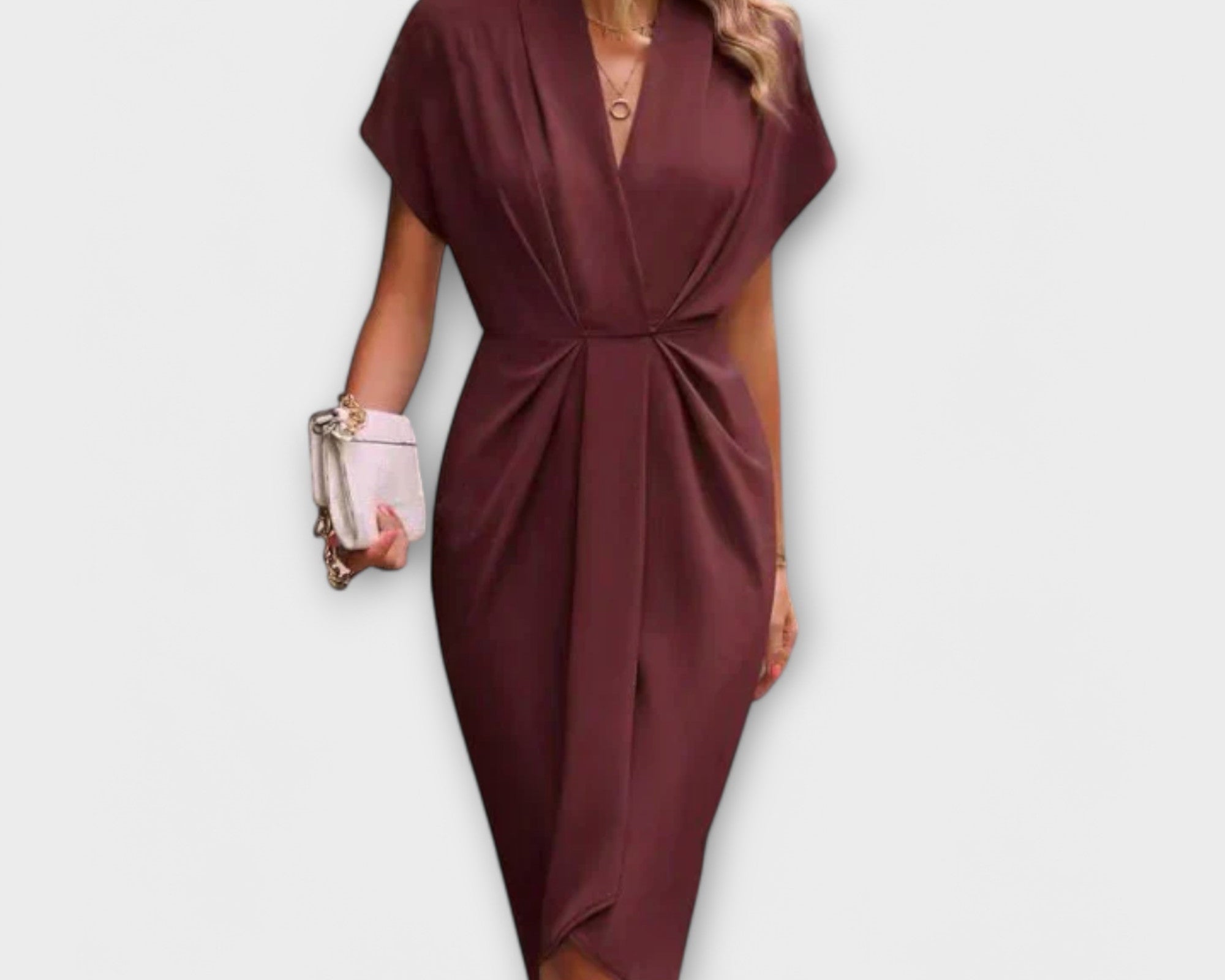 Serena - Midi Zavinovací Šaty