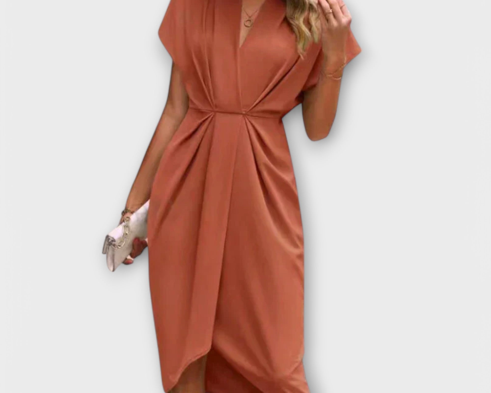 Serena - Midi Zavinovací Šaty