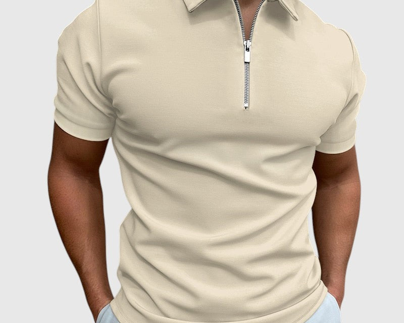 Perla - Polo tričko se zipem