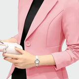 PERLA-Elegantní kabát černý