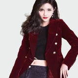 PERLA-Elegantní kabát černý