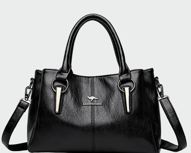 Nadčasová elegantní kabelka chleby ramen