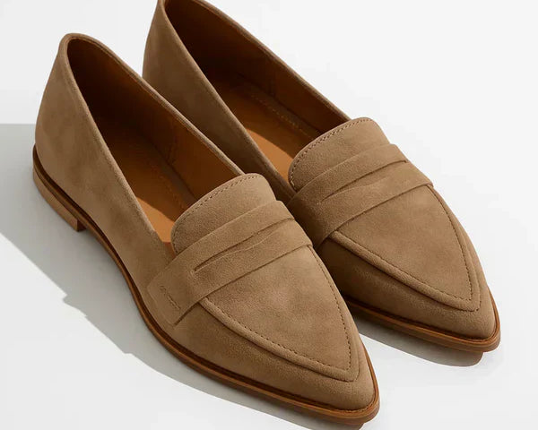 Marisa - Měkké mokasíny ze semiše