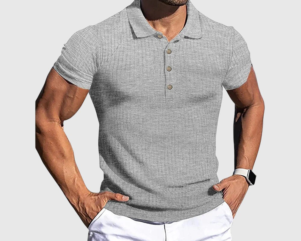 Libuše- Elegantní pruhovaná polo košile