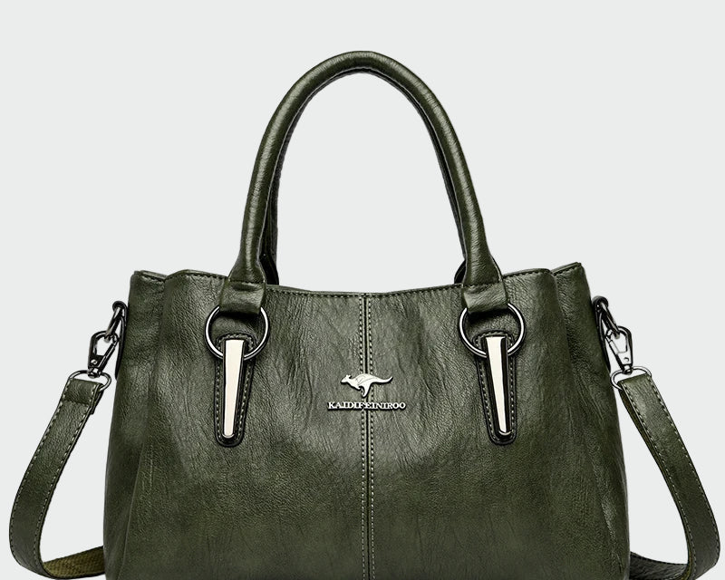 Nadčasová elegantní kabelka chleby ramen