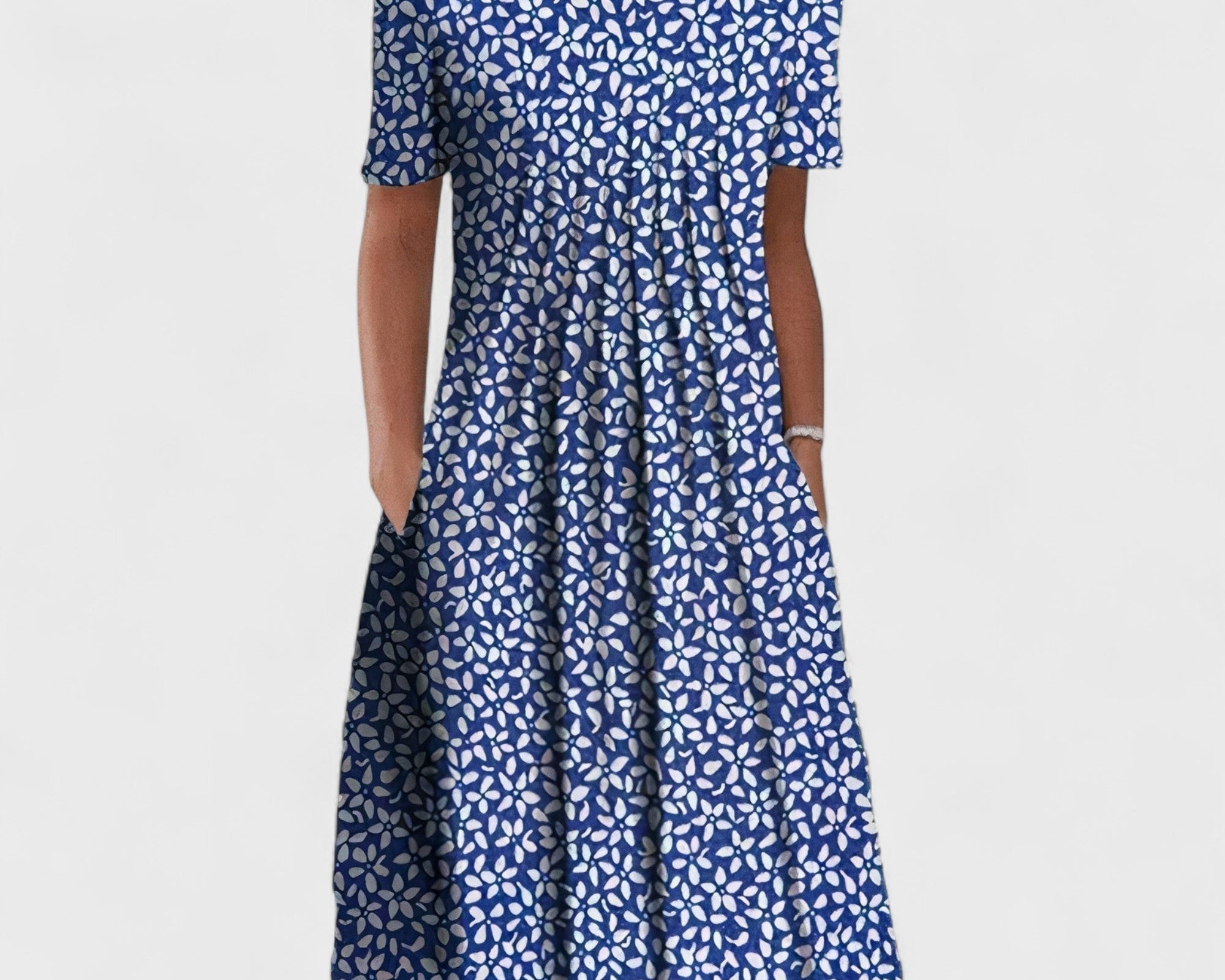 Květa - Elegantní Midi Šaty